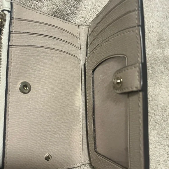 Kate Spade White and Brown Women's Wallet - Picture 3 of 4